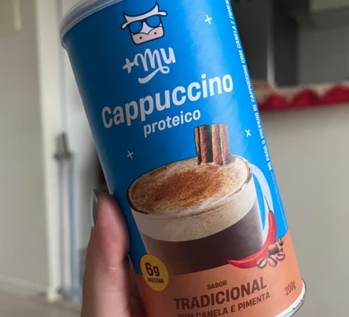 ✅ +Mu Cappuccino com Whey 200g