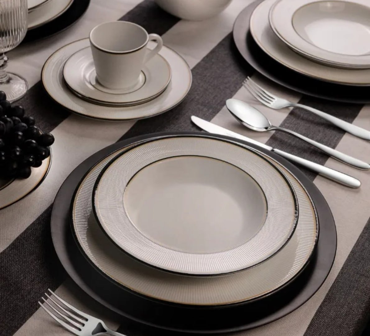 ✅ Aparelho De Jantar Tramontina Sienna Em Porcelana 20 Peças