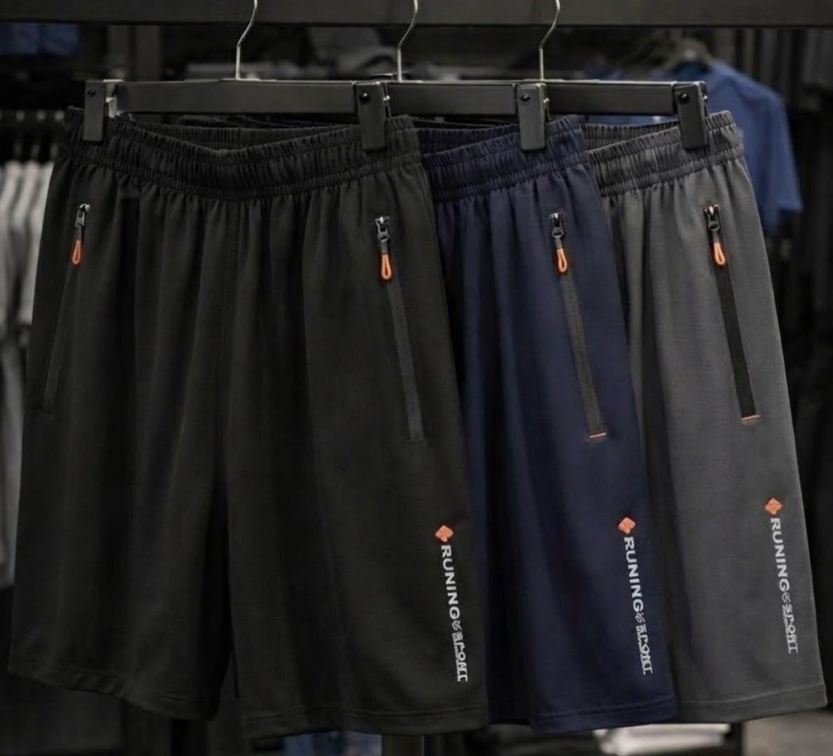 🩳 Kit com 3 Bermudas Dry Fit