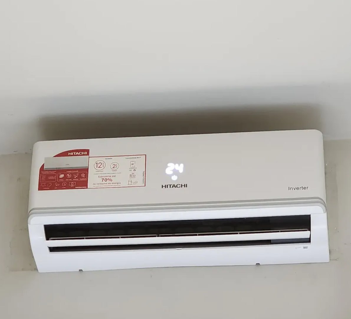 ✅ Ar Condicionado Split Inverter Hitachi 12.000 Btus Frio  220v
