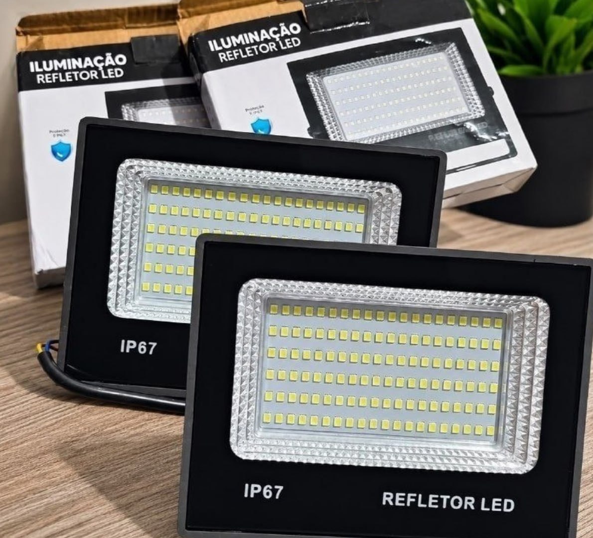 š” Kit 2 Refletor Super Led 400w Bivolt Prova D'Ć”gua