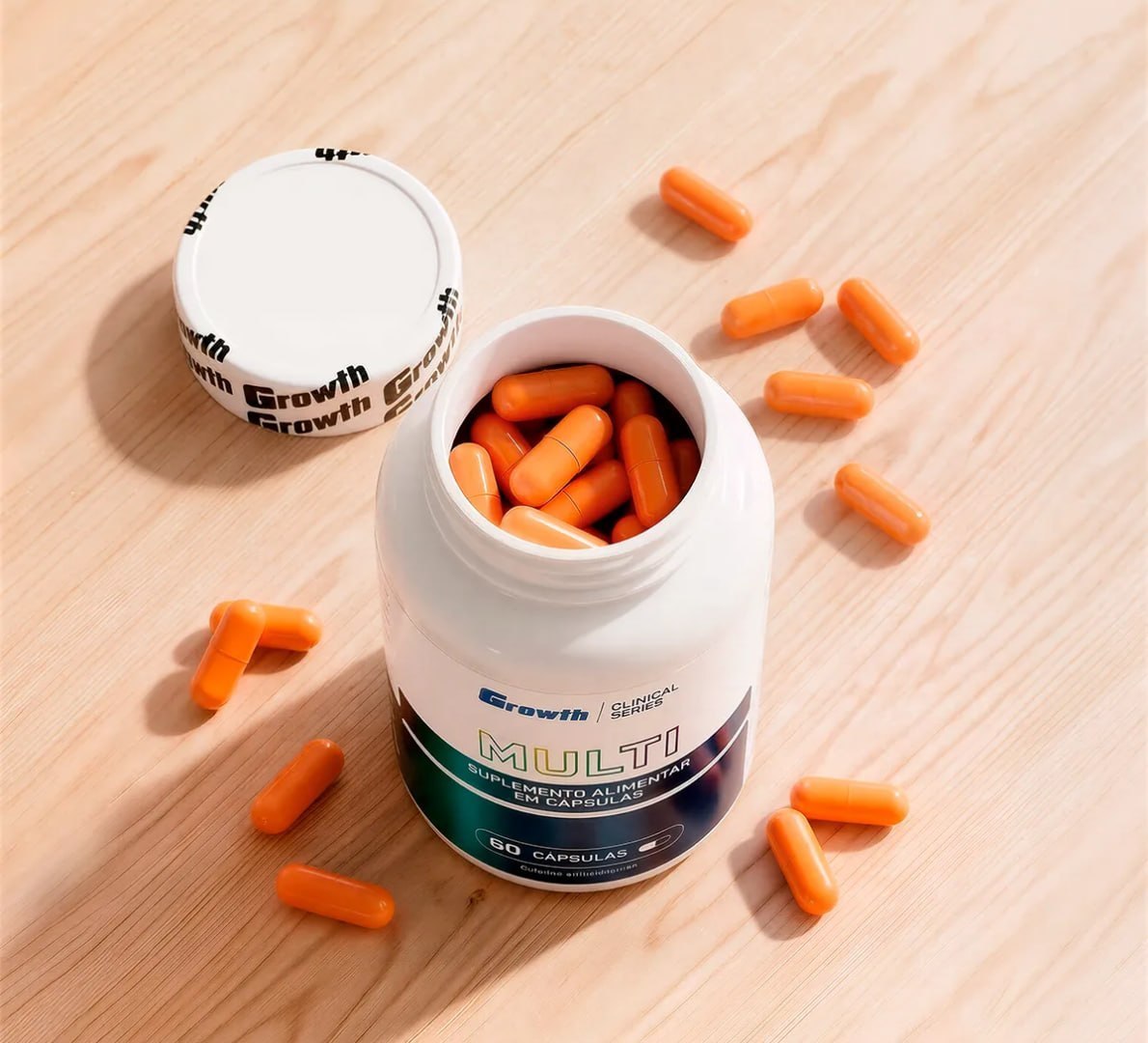 💊 Multivitamínico 60 Cáps. Growth Supplements