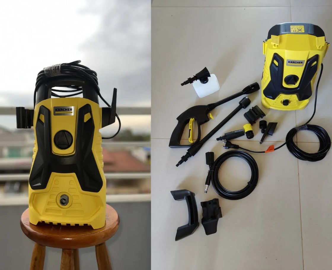 💧 Lavadora De Alta Pressão Kärcher Portátil 1500 psi/libras 1400w 300 L/h - 220V