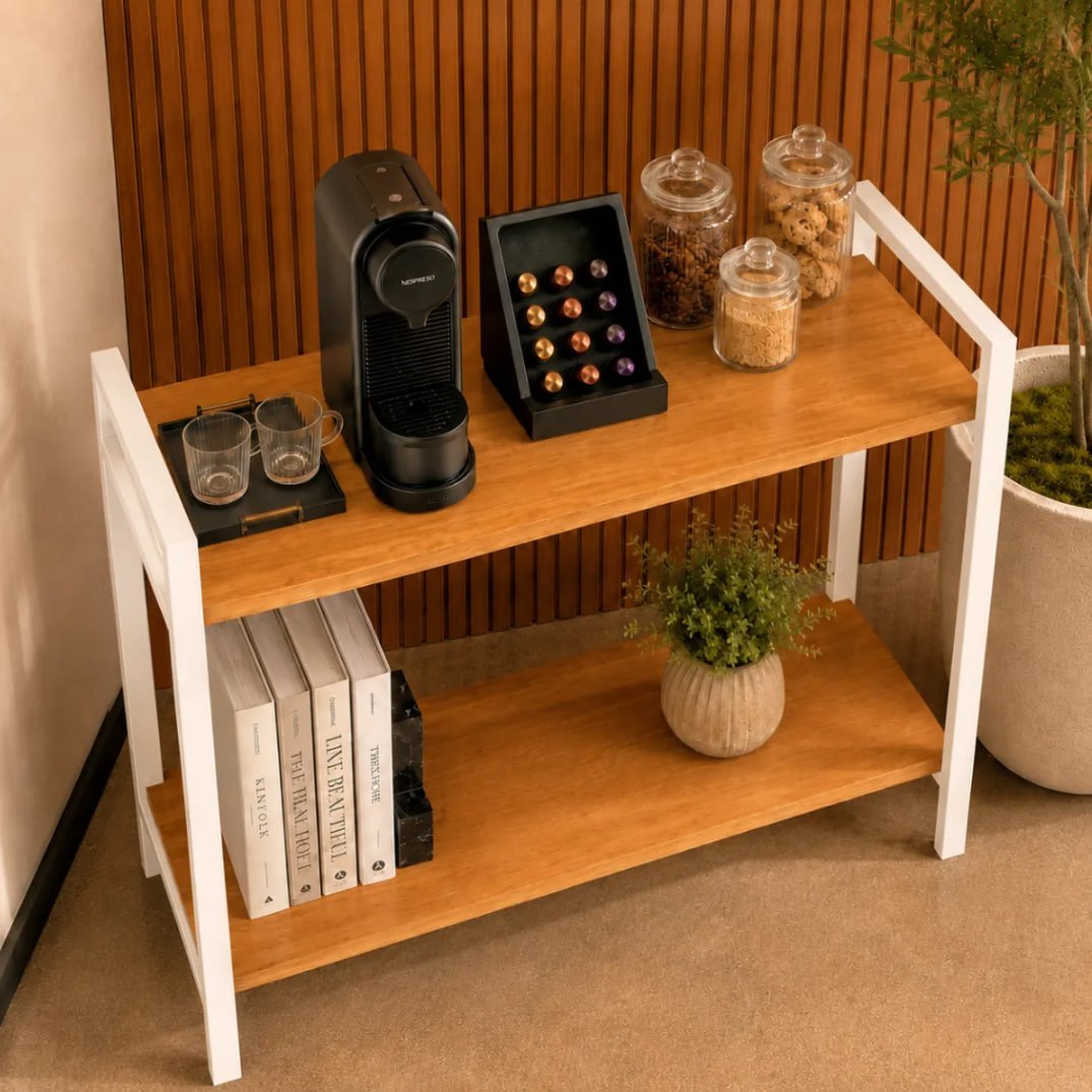 ✅ Mesa Aparador Cantinho Café Sala Estar