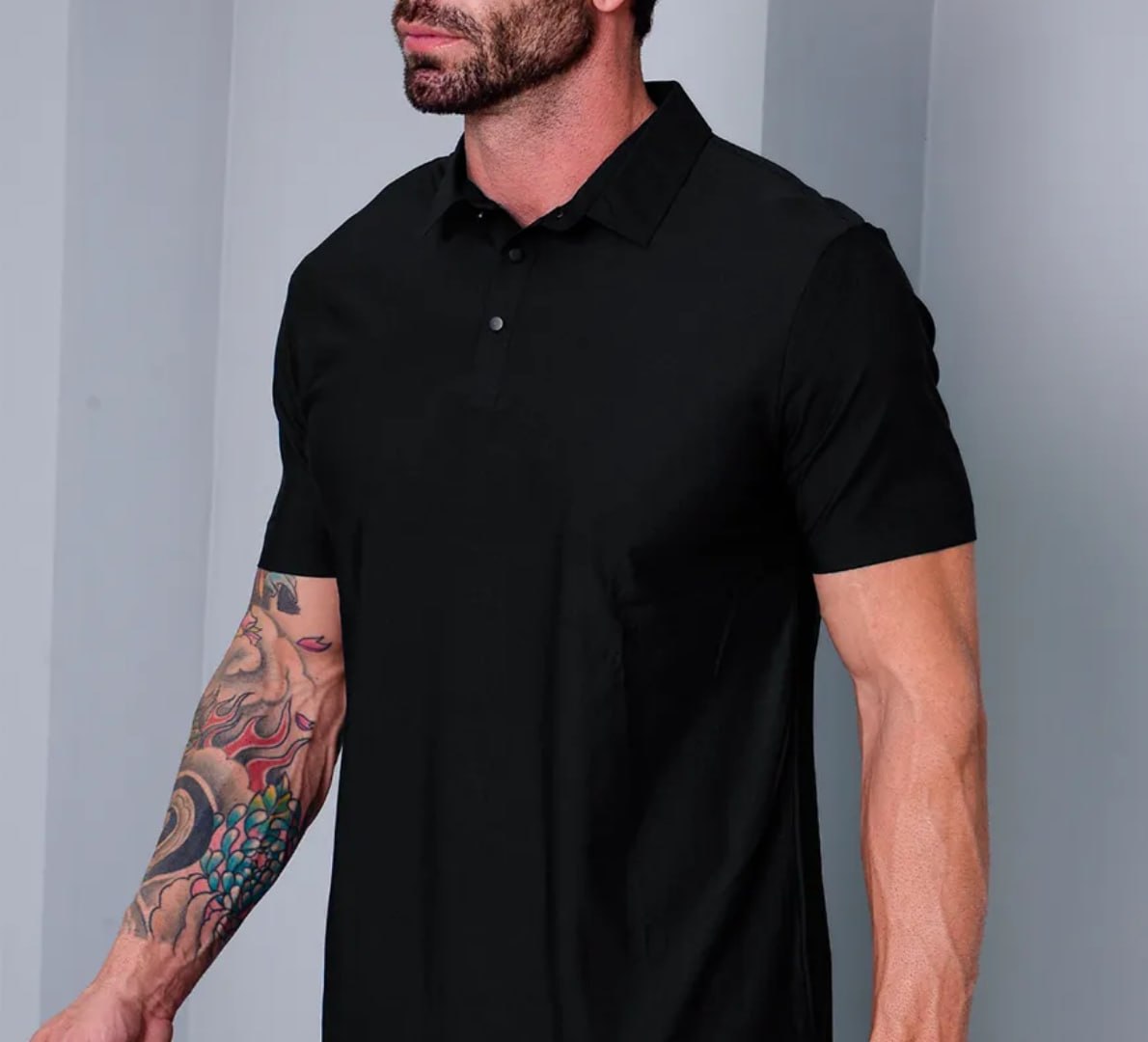 ✅ Camisa Polo Tecido Tech Opções de Cores