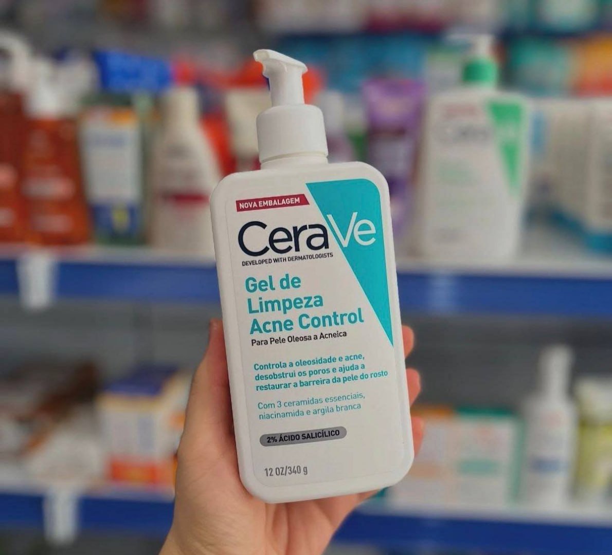 🫧 Gel de Limpeza Acne Control Cerave 340g