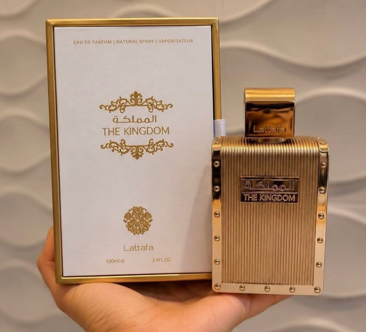 👑 Perfume Árabe The Kingdom EDP Lattafa 100ml