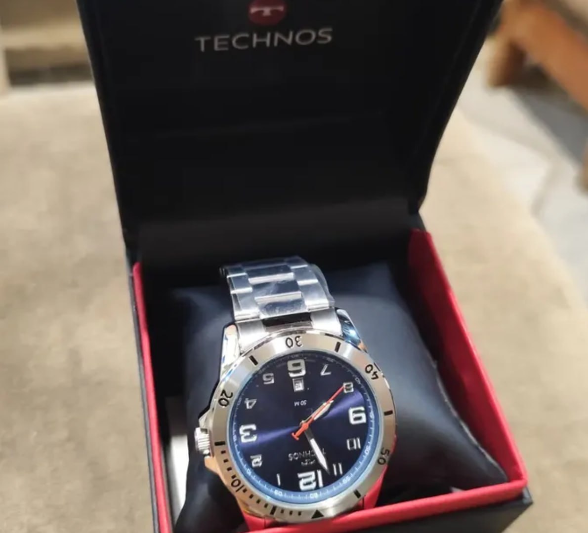 ⌚️ Relógio Technos 45 Milímetros em Aço Inoxidável
