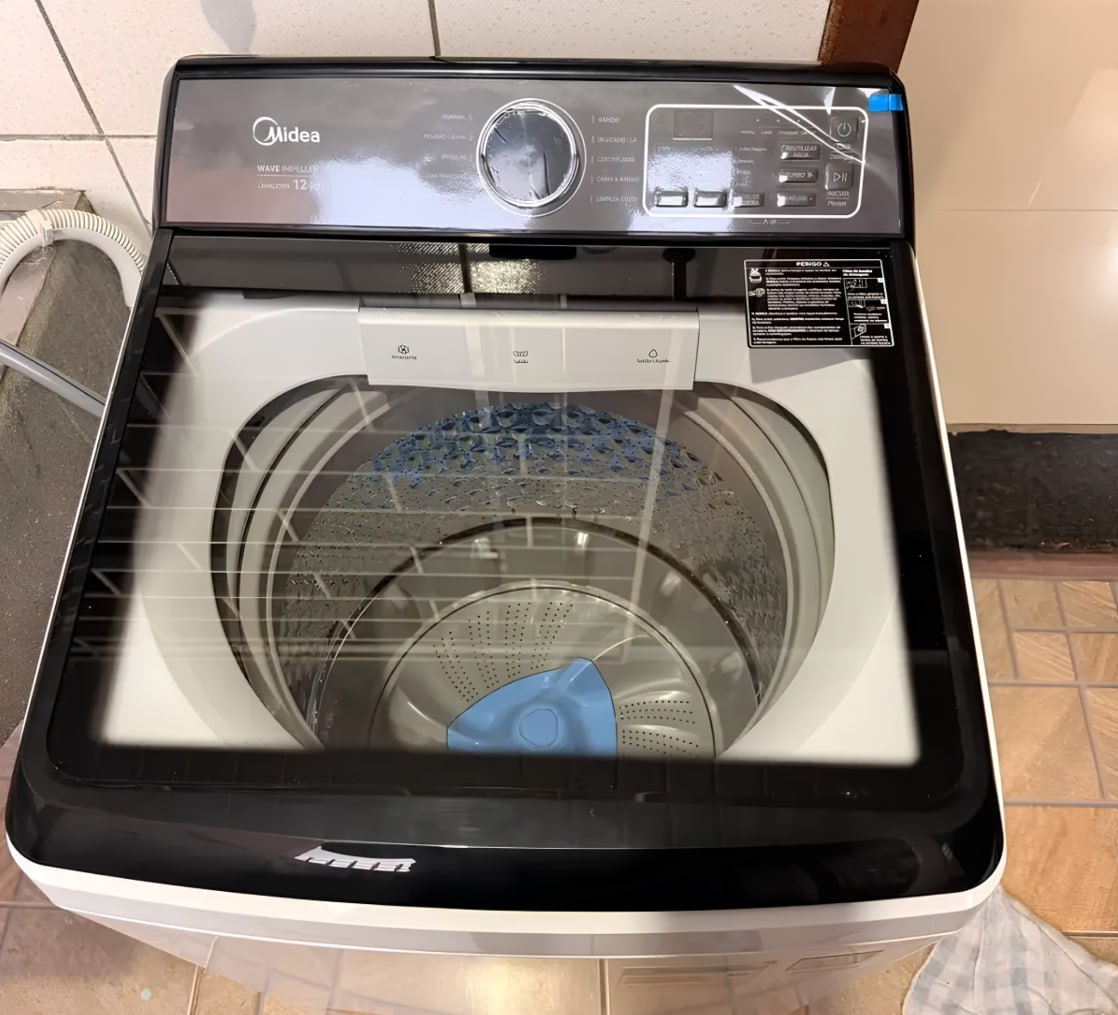💧 Máquina De Lavar Roupas 12kg Branca Midea Wave Impeller - 127V
