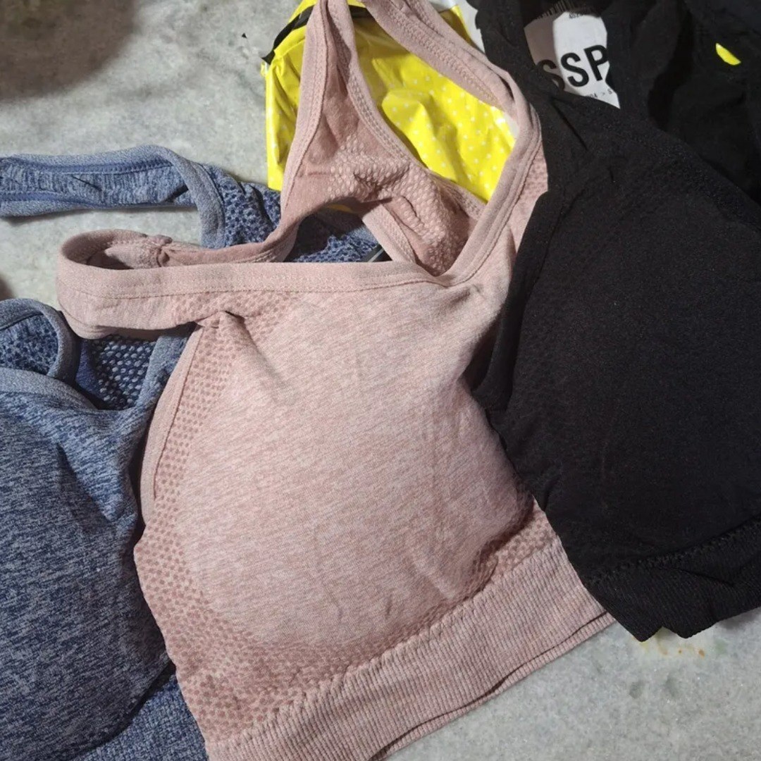 ✅ Kit 3 Tops Com Bojo Esportivo Fitness
