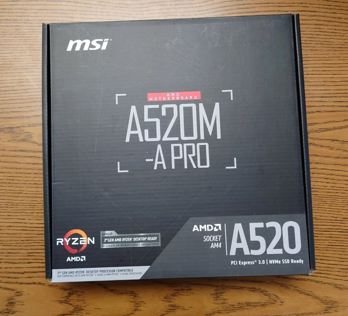 🎮 Placa-mãe Msi A520m-a Pro Am4 Matx Ddr4 Hdmi Dvi M.2
