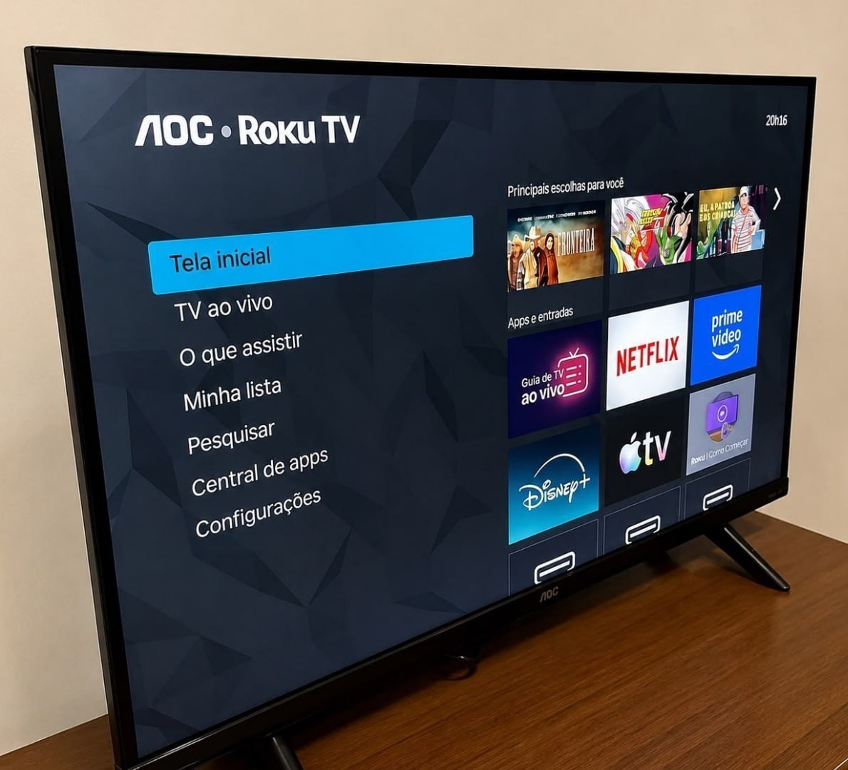 📺 Smart Tv Aoc Dled 32 Wi-fi Roku Tv