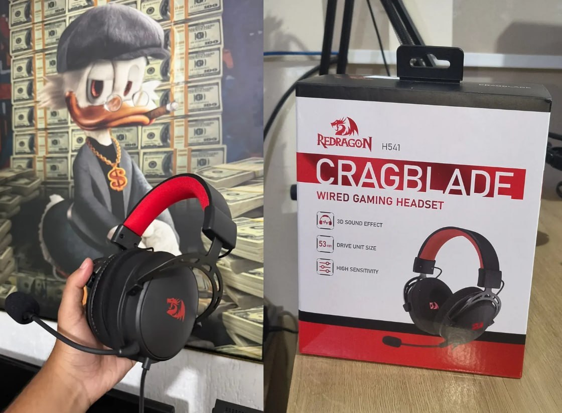 🎧 Headset Gamer Redragon Cragblade H541