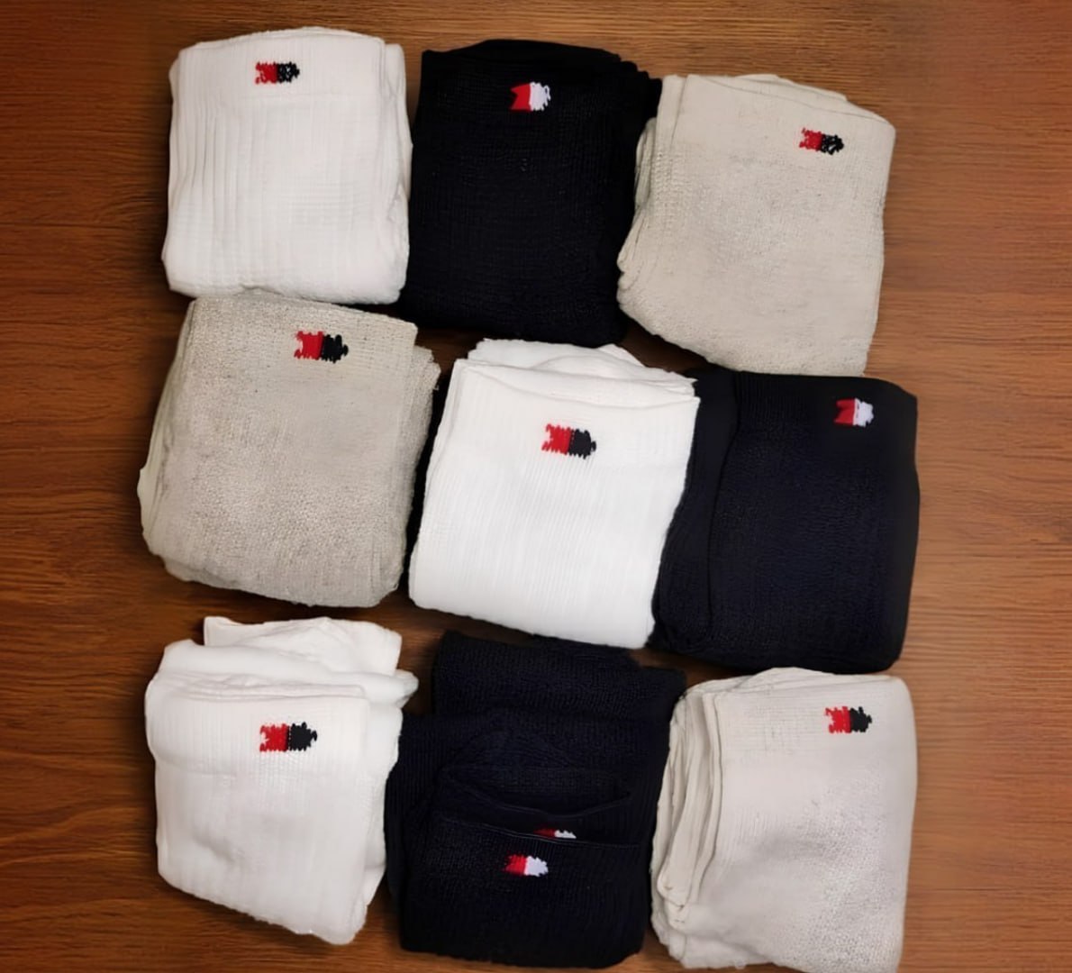 🧦 Kit 15 Pares Meias Sport Algodão Cano Médio Sandrini