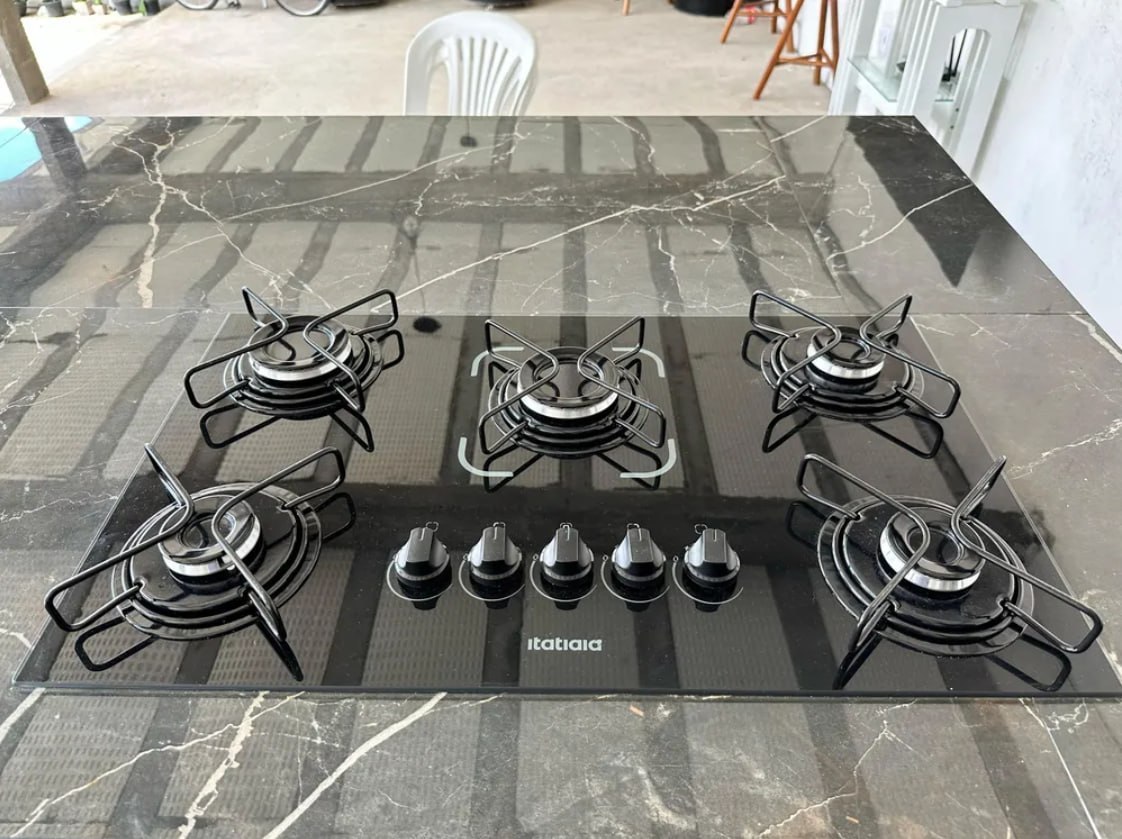 ✅ Cooktop Fogão Itatiaia Essencial 5 Bocas Bivolt Preto
