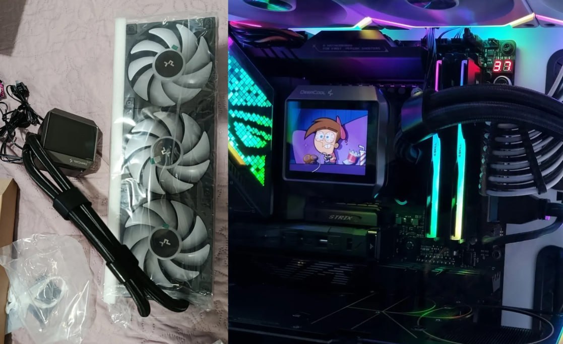 🧊 Water Cooler Deepcool Gamer Mystique Argb 360mm Intel/amd