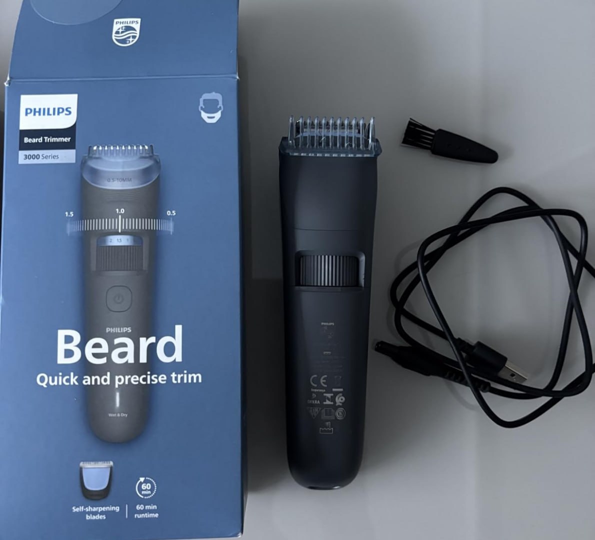 💈 Philips Aparador de Barba 20 ajustes com Tecnologia Lift & Trim