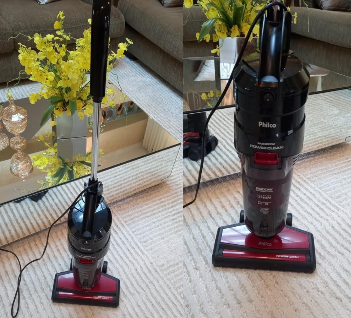 ✅ Aspirador Pó Philco Vertical Power Clean 2000W 220v