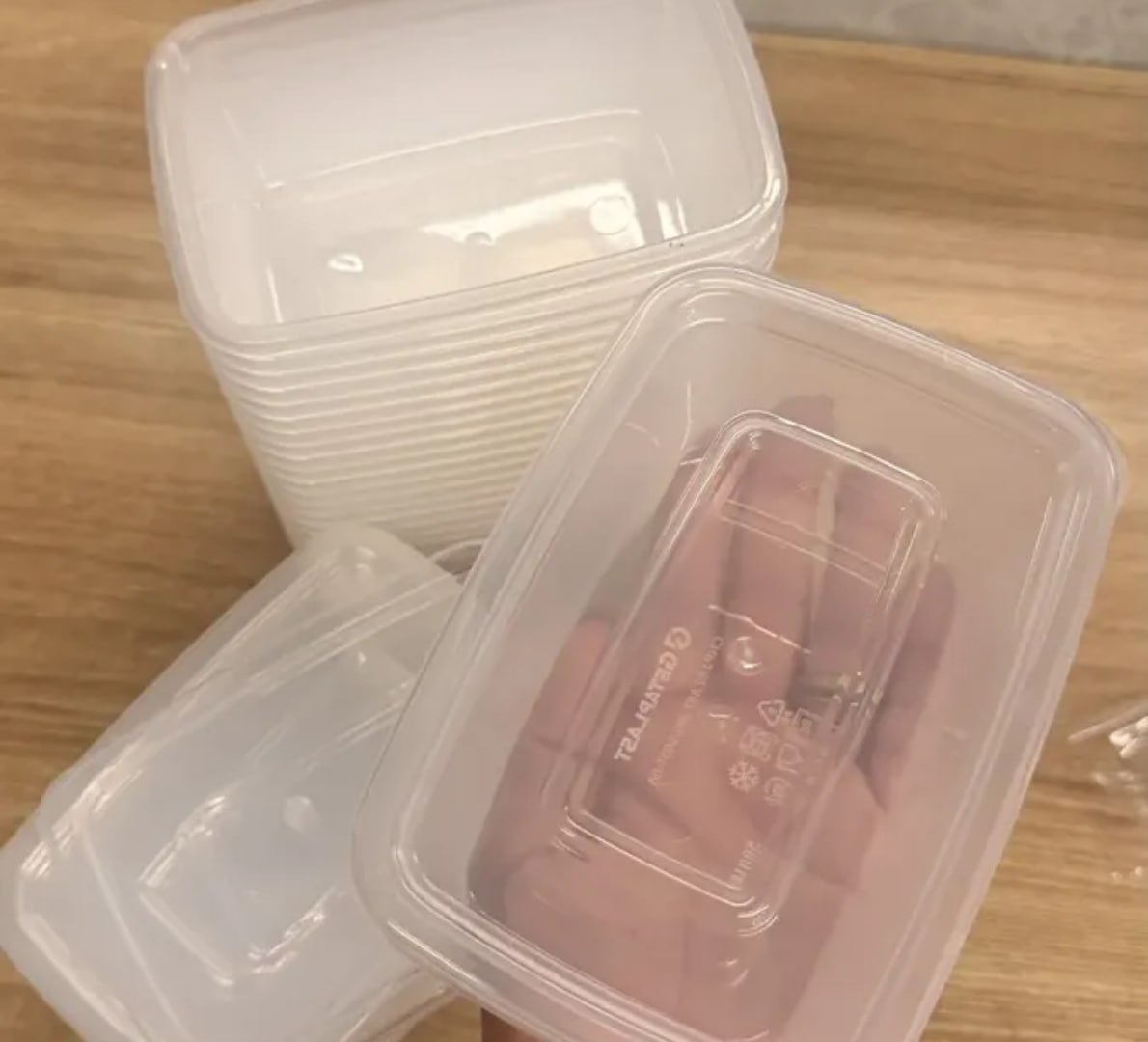 ✅ Kit 20 Potes 500 Ml Transparente Marmita