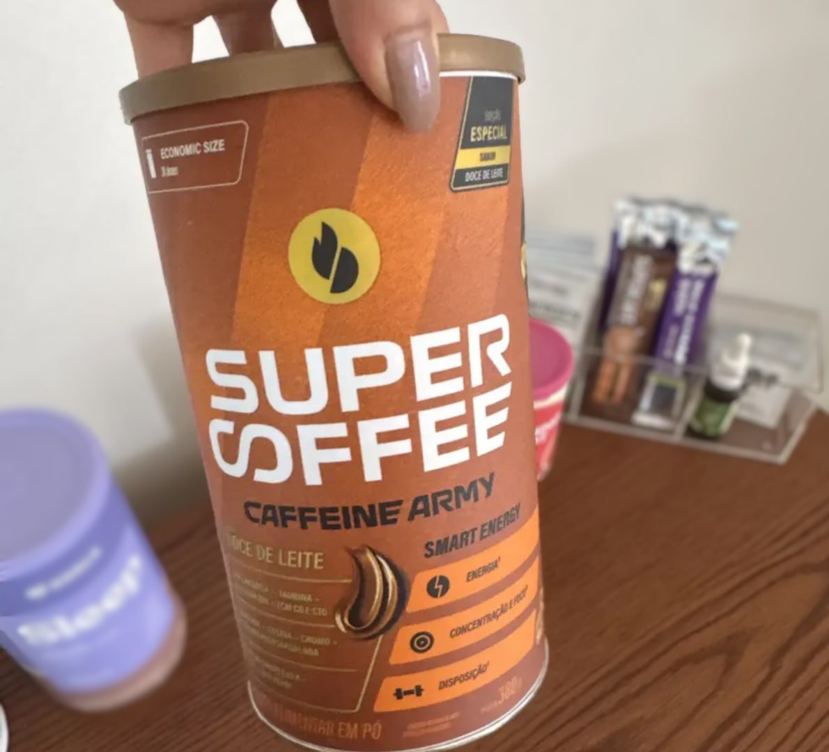 ☕️ Cappuccino Supercoffee Doce De Leite 380g Caffeine Army