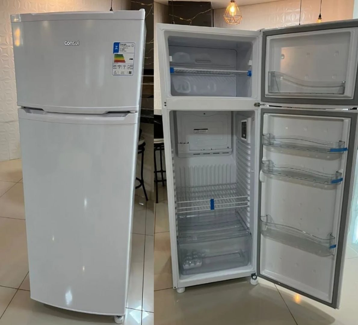 ✅ Geladeira Consul Cycle Defrost 332 Litros Duplex