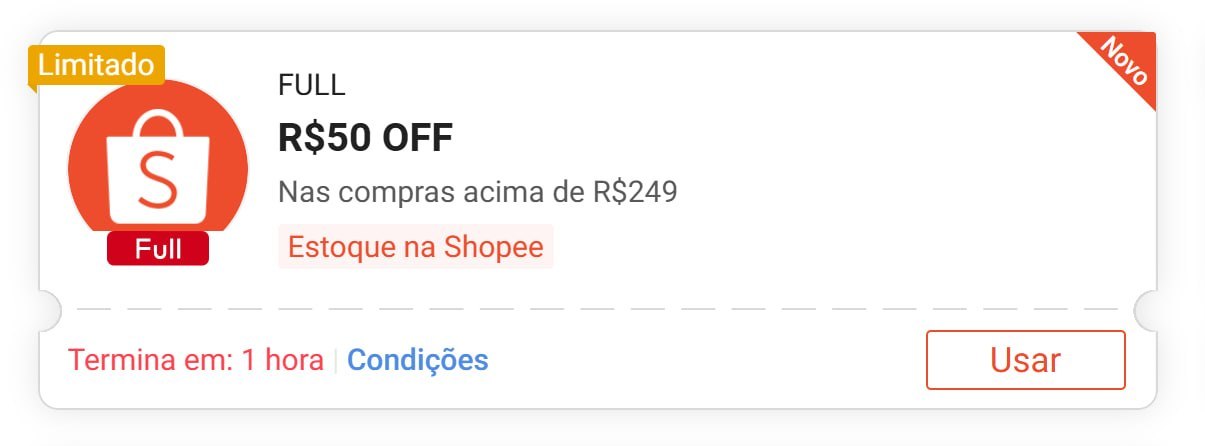 🚨 NOVO CUPOM SHOPEE 🚨