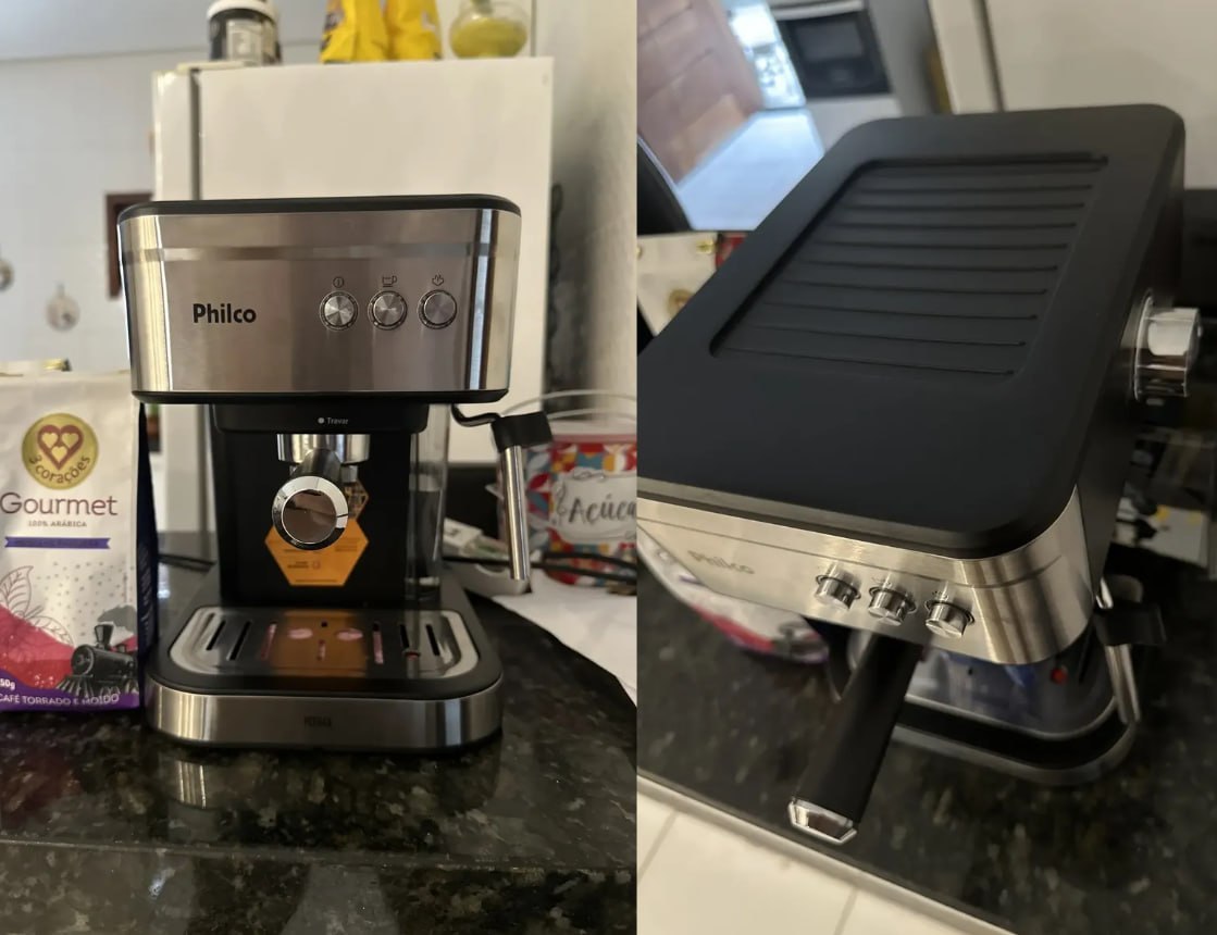 ☕️ Cafeteira Expresso Philco 1,2L E Aquecedor De Xícaras - 127v