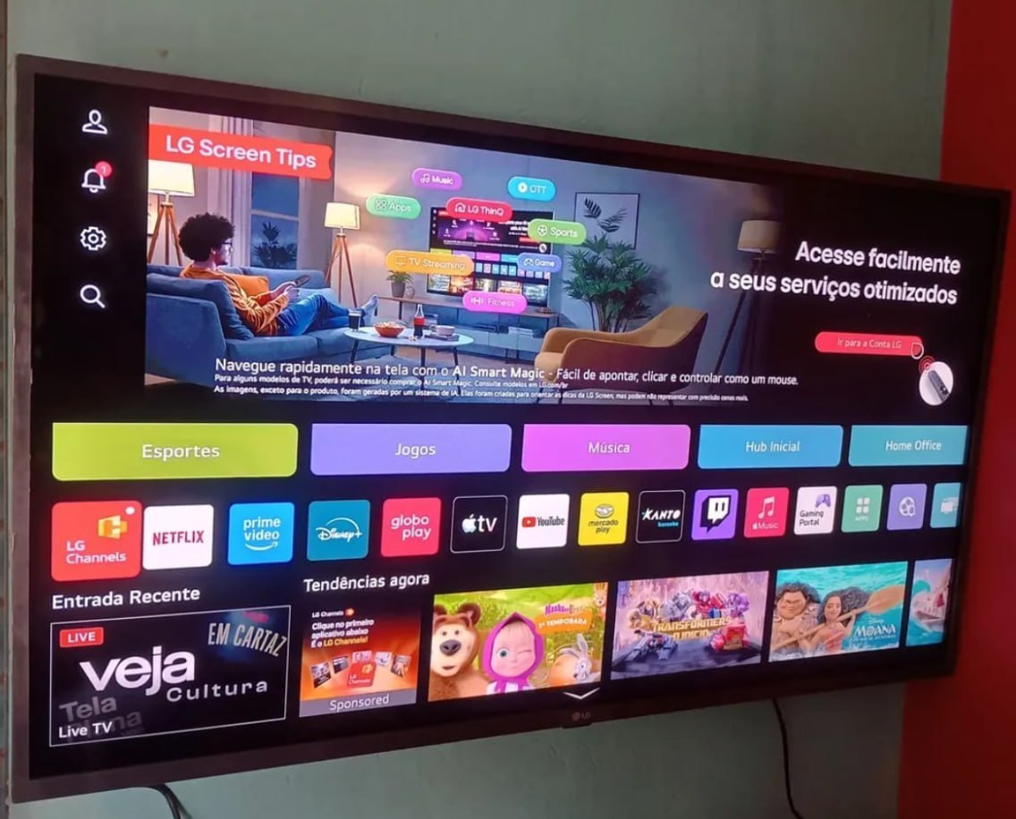📺 Smart TV 43" LG Full HD Alexa integrado
