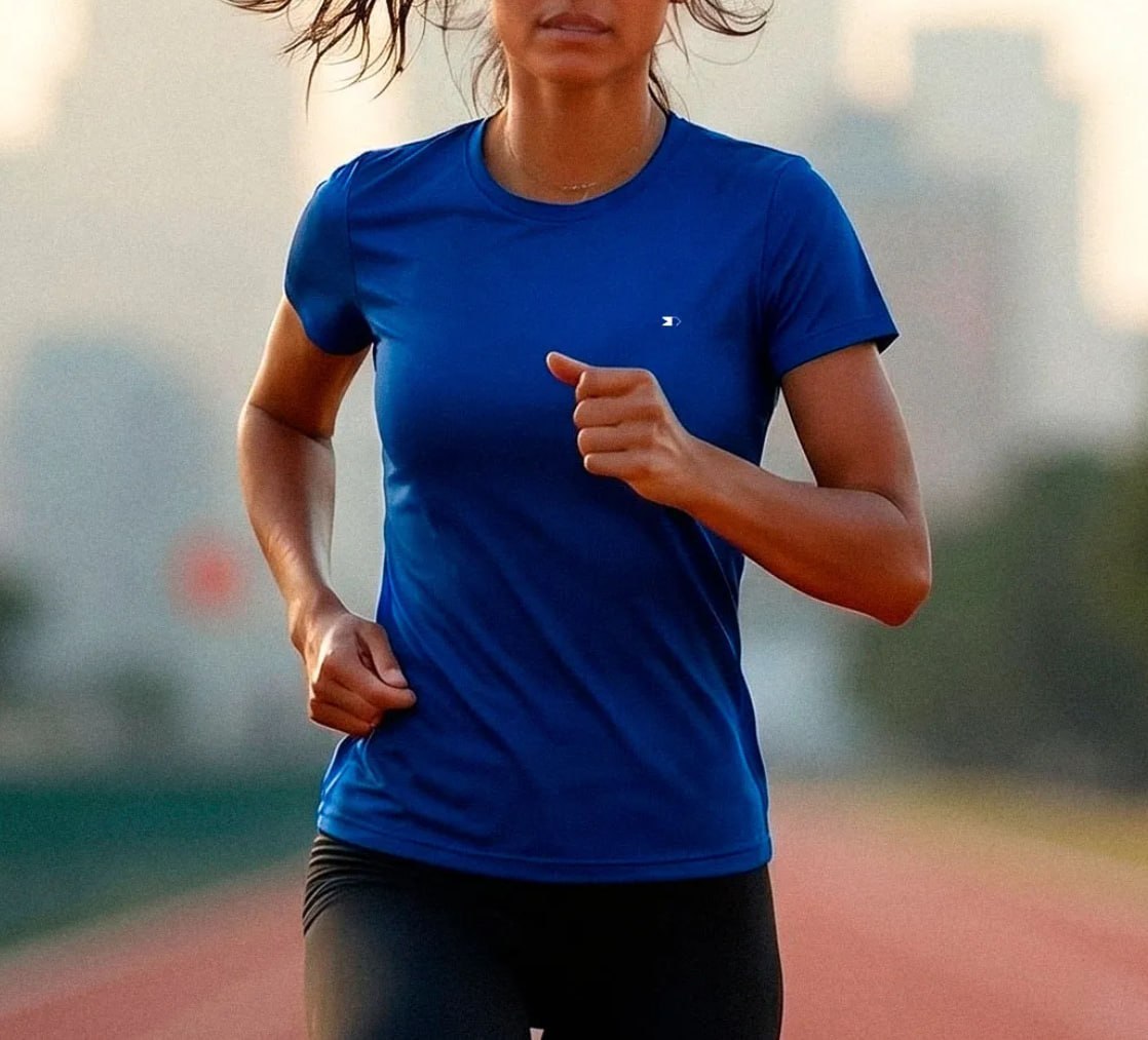 👕 Kit 4 Camisetas Dry-fit Sandrini Baby Look