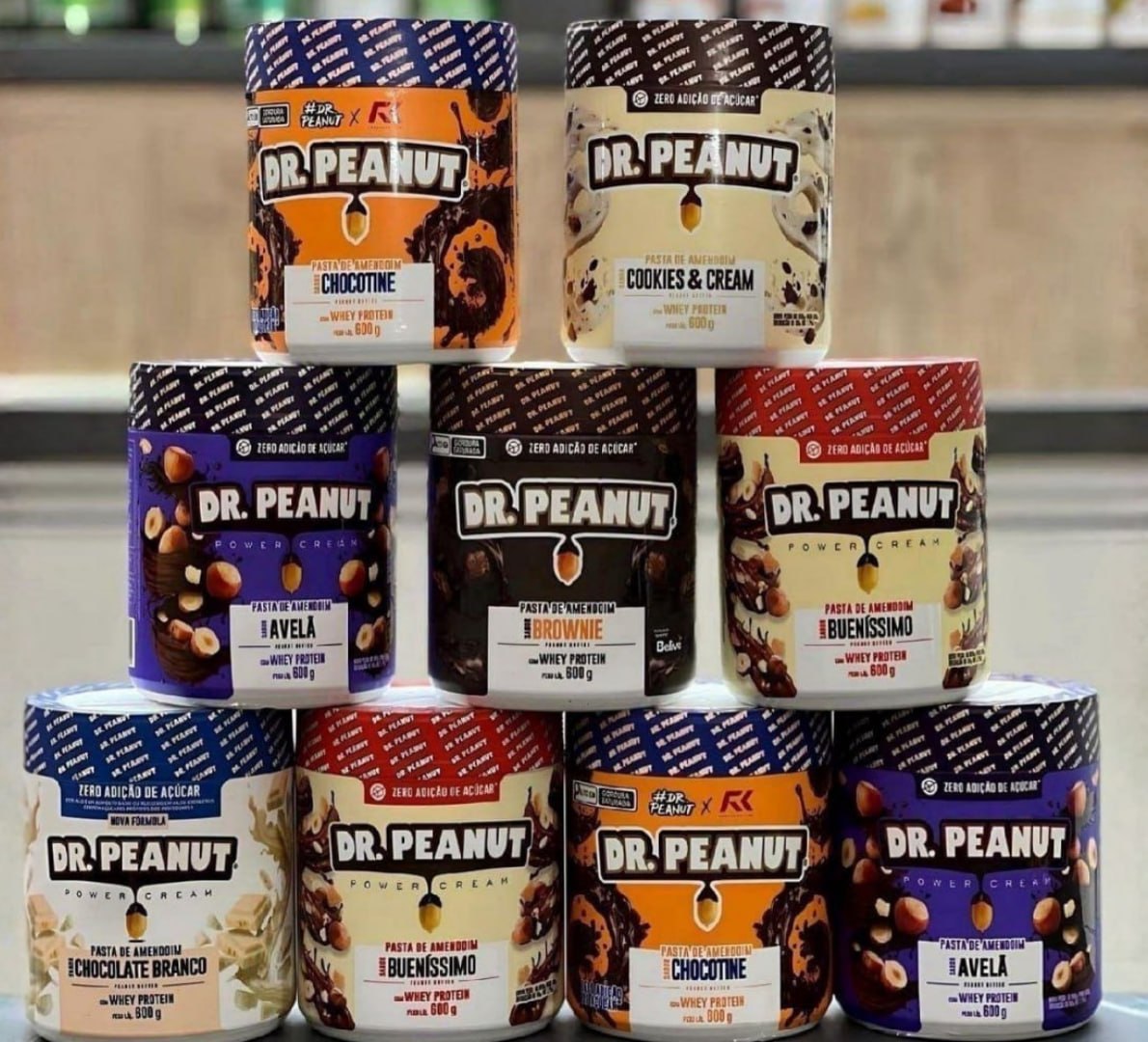 🥜 Dr. Peanut Pasta de Amendoim com Whey 600g