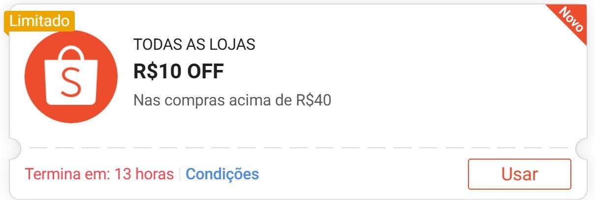 🚨 NOVO CUPOM SHOPEE 🚨