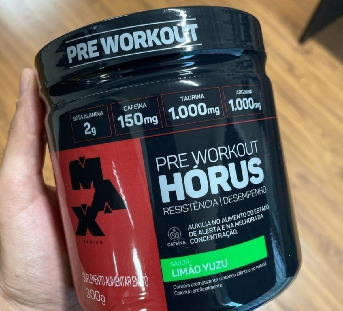 💪 Pré Treino 300g Max Titanium Horus