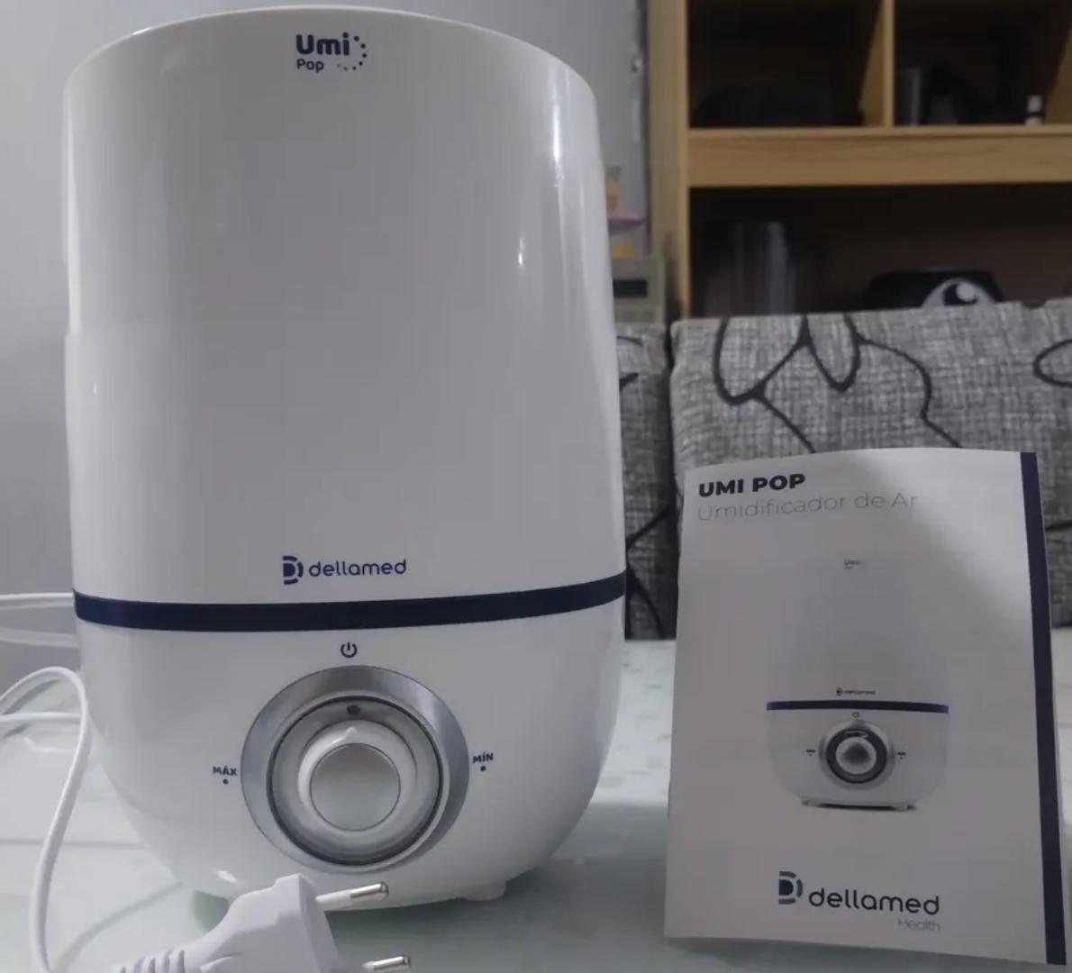 🍃 Umidificador De Ar Ultrassônico 2,3l Dellamed Branco Bivolt