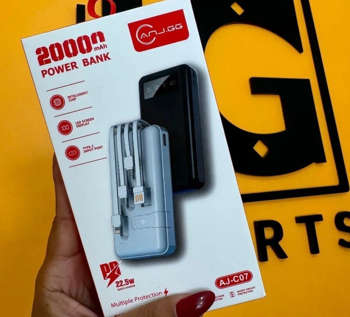 ⚡️ Carregador Portátil 20.000mAh Turbo 22.5w
