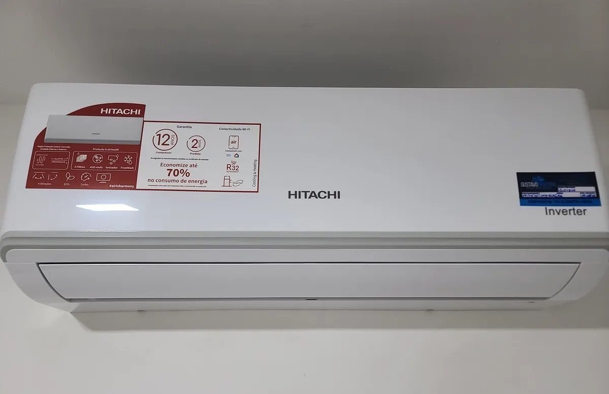 ❄️ Ar Condicionado Split Inverter Hitachi 12.000 BTUs Frio 220V