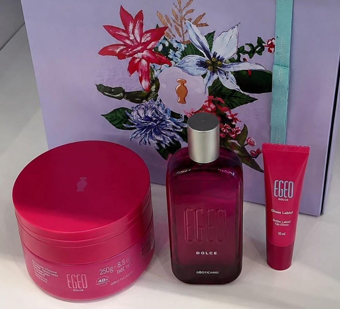 ✅ O Boticário Egeo Dolce Kit Presente (3 Itens)