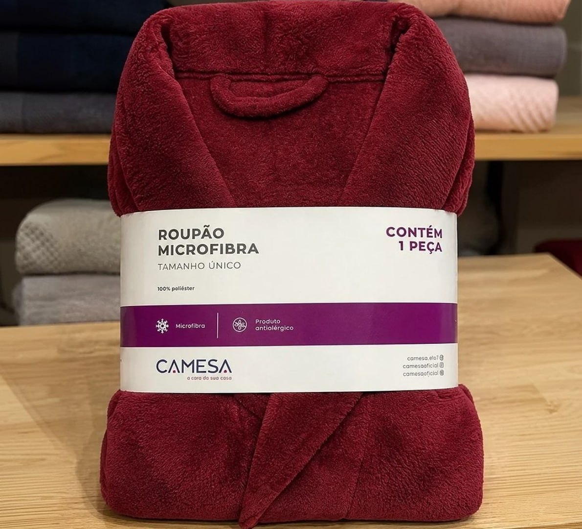 𧄠Roupão Microfibra Adulto - Opções de Cores