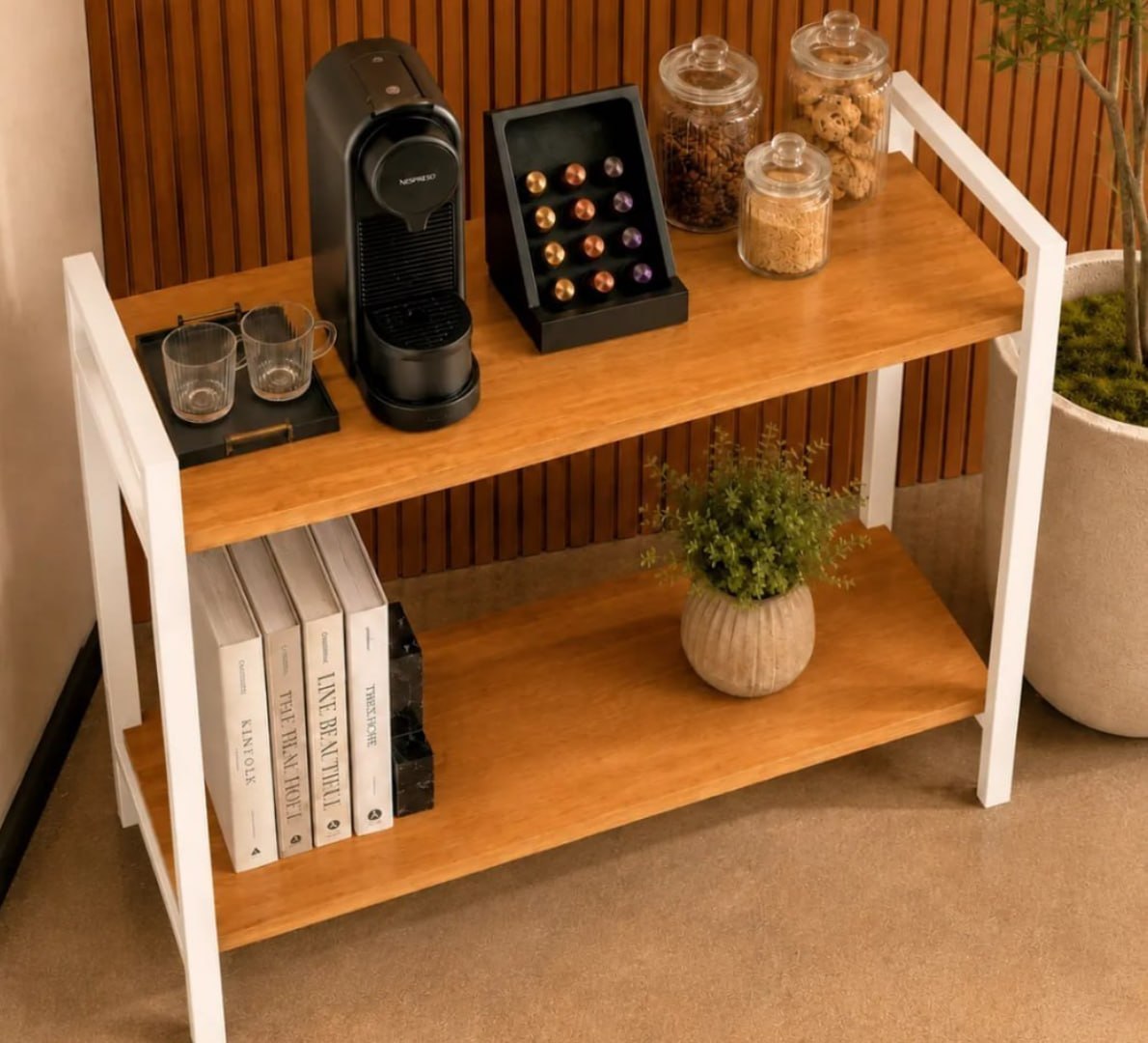 ✅ Mesa Aparador Cantinho Café
