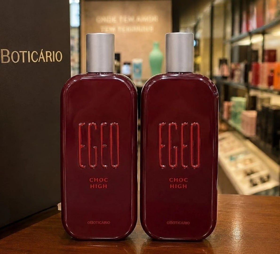 🌬 Combo Egeo Choc High Desodorante Colônia 90ml (2 itens)