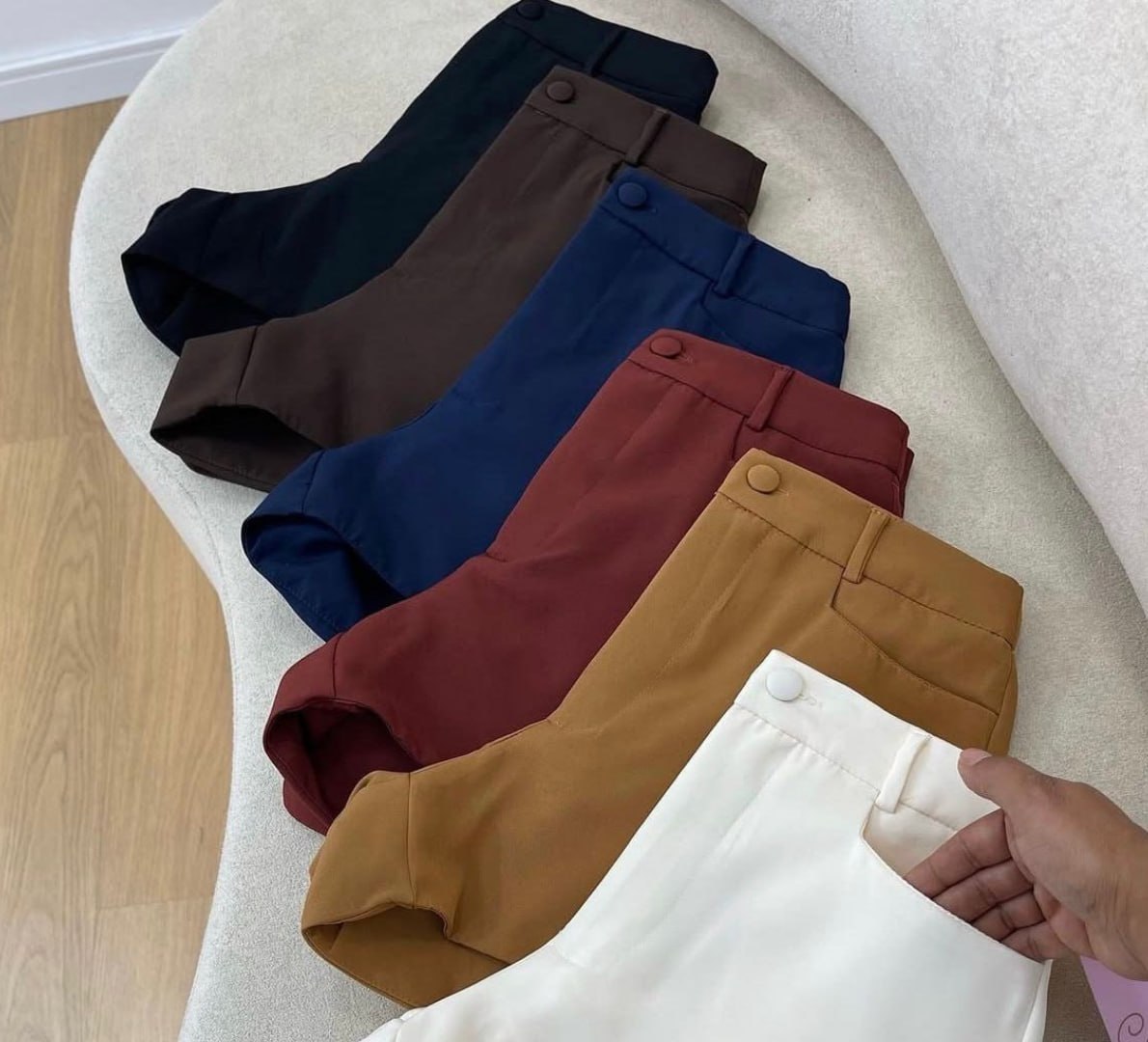 🩳 Shorts Alfaiataria Cintura Alta