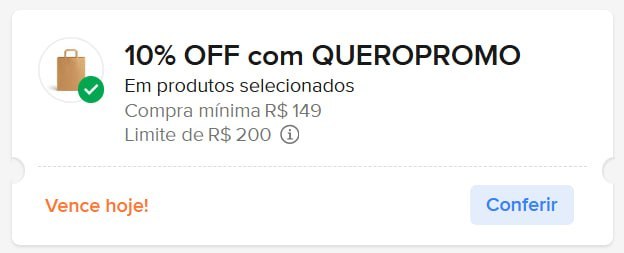 Produtos selecionados