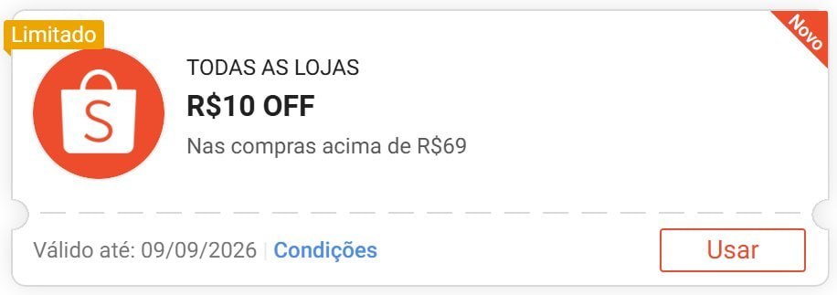 🚨 NOVO CUPOM SHOPEE 🚨