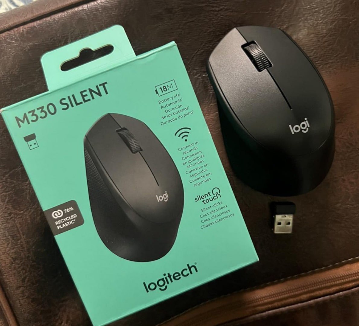 🖱 Mouse Sem Fio Logitech M330 Silent