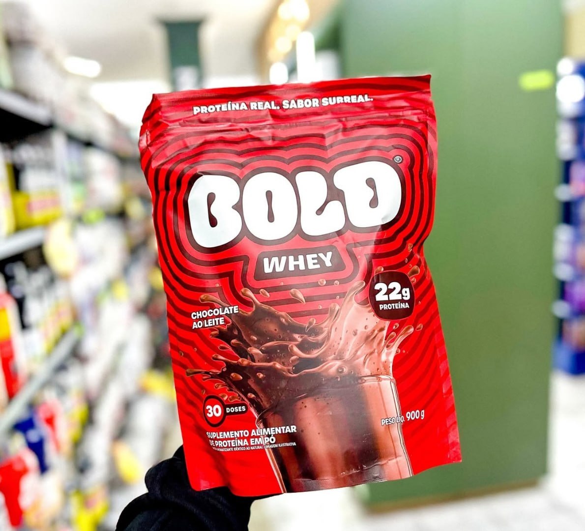 💪 Whey Protein 3W Bold 900g Chocolate ao Leite