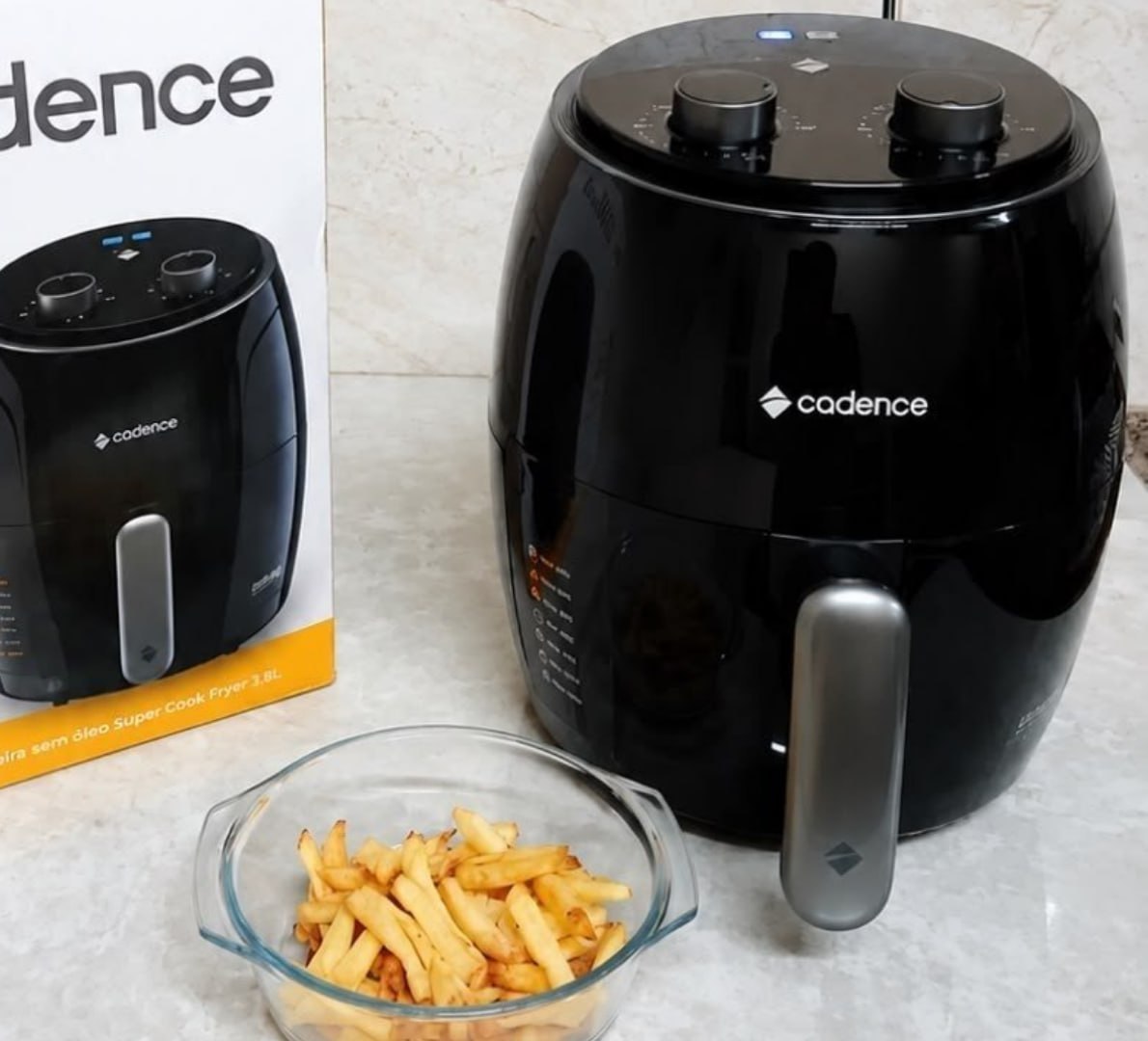 ♨️ Fritadeira Sem Óleo Super Cook Fryer 3,8L Cadence
