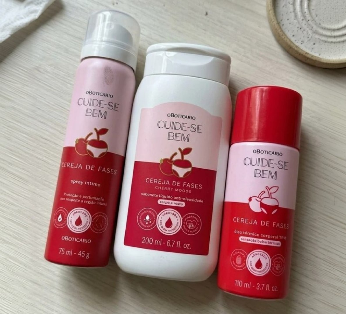 🍒 Combo Cuide-se Bem Cereja De Fases