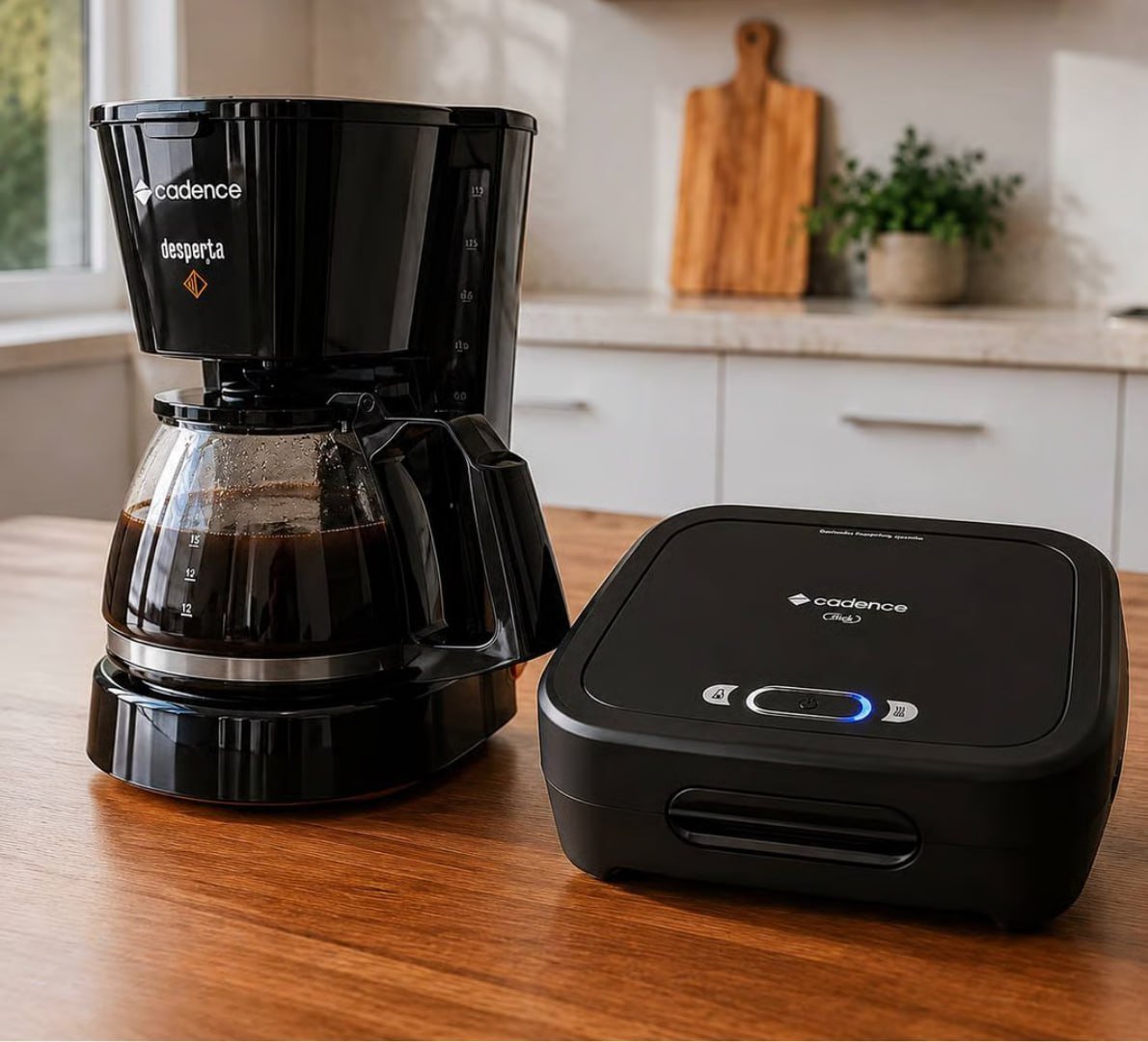 ✅ Kit Click Cadence - Sanduicheira e Cafeteira Desperta - 127V