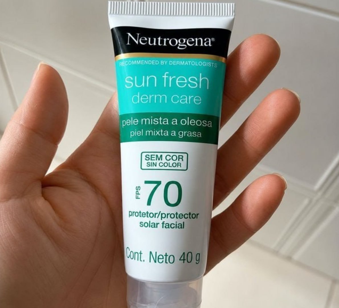 ☀️ Neutrogena Sun Fresh Protetor Solar Facial FPS 70 40g