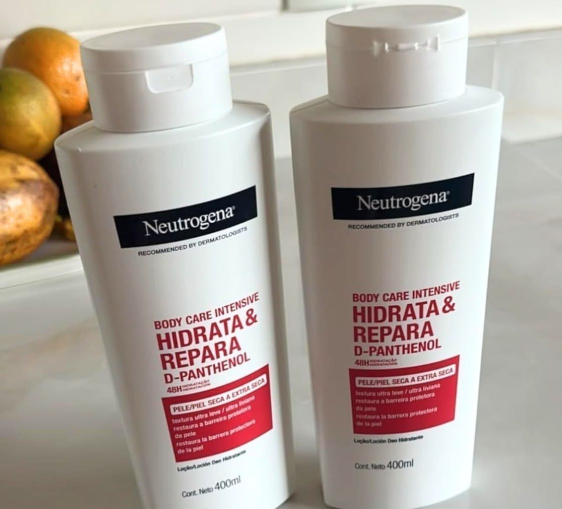 🧴 Kit 2 unid. Neutrogena Hidratante Corporal Body Care Intensive Hidrata&Repara 400ml