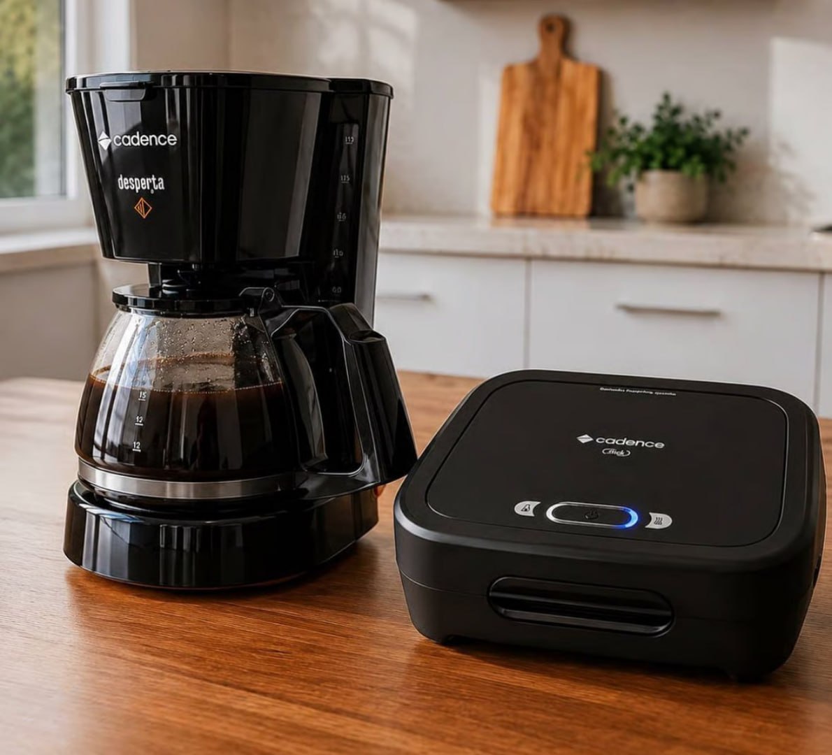✅ Kit Click Cadence - Sanduicheira e Cafeteira Desperta - 127V